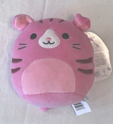 SQUISHMALLOWS 5'' GERALDINE THE SCOTTISH FOLD PINK CAT COLLECTIBLE PLUSH NWT