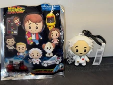 Monogram 40th Anniversary Back To The Future Doc Brown Bag Clip Keychain