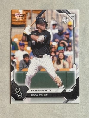 2026 Topps Now Road to Opening Day Chase Meidroth #OD-54 White Sox