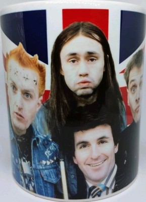 The Young Ones MUG Rick Vyvyan Neil Mike Crazy Surreal Comedy Thatchers Britain