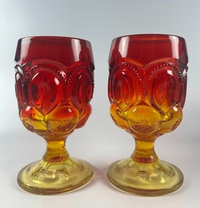 アンティークグラス Moon and Stars Goblets Moon and Stars Goblet | eBay