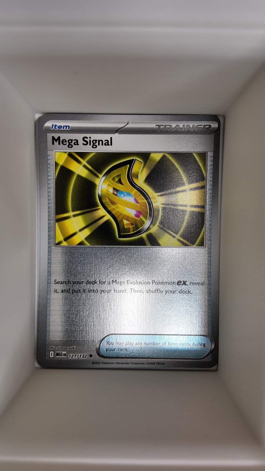 Mega Signal - 121/132 Reverse Holo POKEMON ME01: Mega Evolution ENG LP