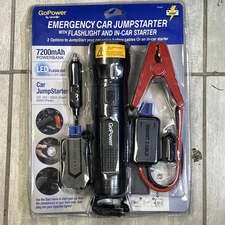 GoPower Emergency Car Jumpstarter Kit 600A Peak New Sealed