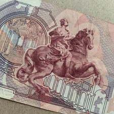 Banknote Italy 50000 Lire Bernini 1984 Italian Used Currency Paper Money