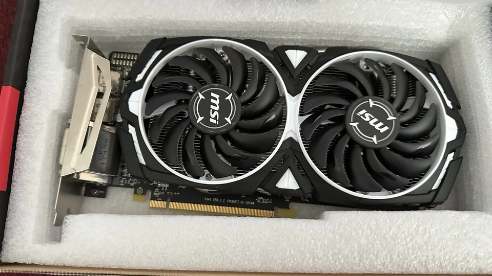 MSI RX 570 ARMOR 4GB GDDR5 OC Graphics Card - Image 2 of 4