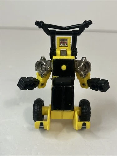 1985 Go-Bots Mr. Moto ATV YELLOW Gobots Bandai Action Figure Tonka Bandai