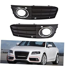 1 Pair Front Bumper Fog Light Cover Grilles Left and Right Side Replacement