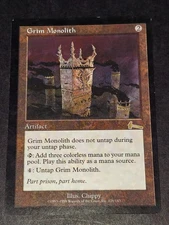 ** Grim Monolith - Urza's Legacy - Near Mint ** MTG Magic Reserved List 1999