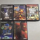 Activision Rockstar Krome PS2 Transformers GTA TY Sly Spider-Man Manual Lot