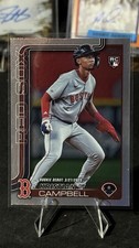 2025 Topps Update Series - Rookie Debut Kristian Campbell Rainbow Foil #US129