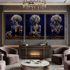 Afrikanische Gold-Frau