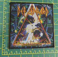 Image of Def Leppard Hysteria Woven Sew On Patch Officially Licensed Item