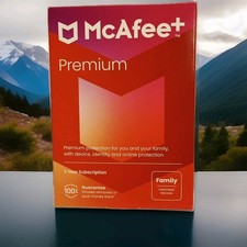 McAfee Premium Family Online Security  Privacy Protection / New Sealed
