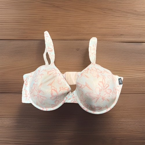 Vince Camuto 42D Floral Bra Pastel Pink Blue Underwire Lingerie Feminine