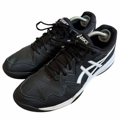 ASICS Gel-Dedicate 7 Mens 12.5 Black & White Tennis Shoes 1041A223-001