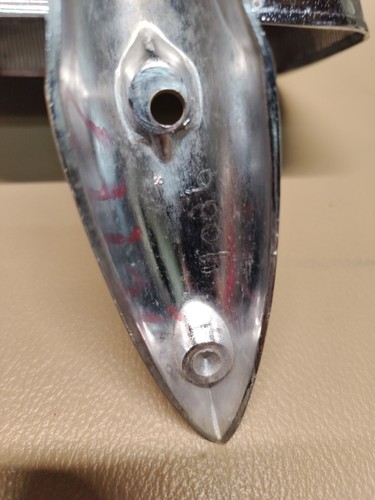 USED Vintage 1950's Ford 4086 Side View Mirror Ribbed Inside Edge - Picture 7 of 11