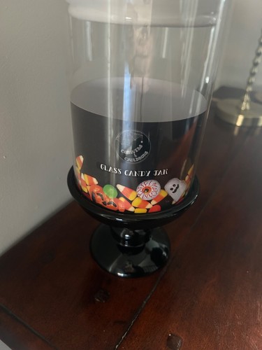 Cauldron & Cobweb Halloween Ghost Candy Jar USA import - 第 3/3 張圖片