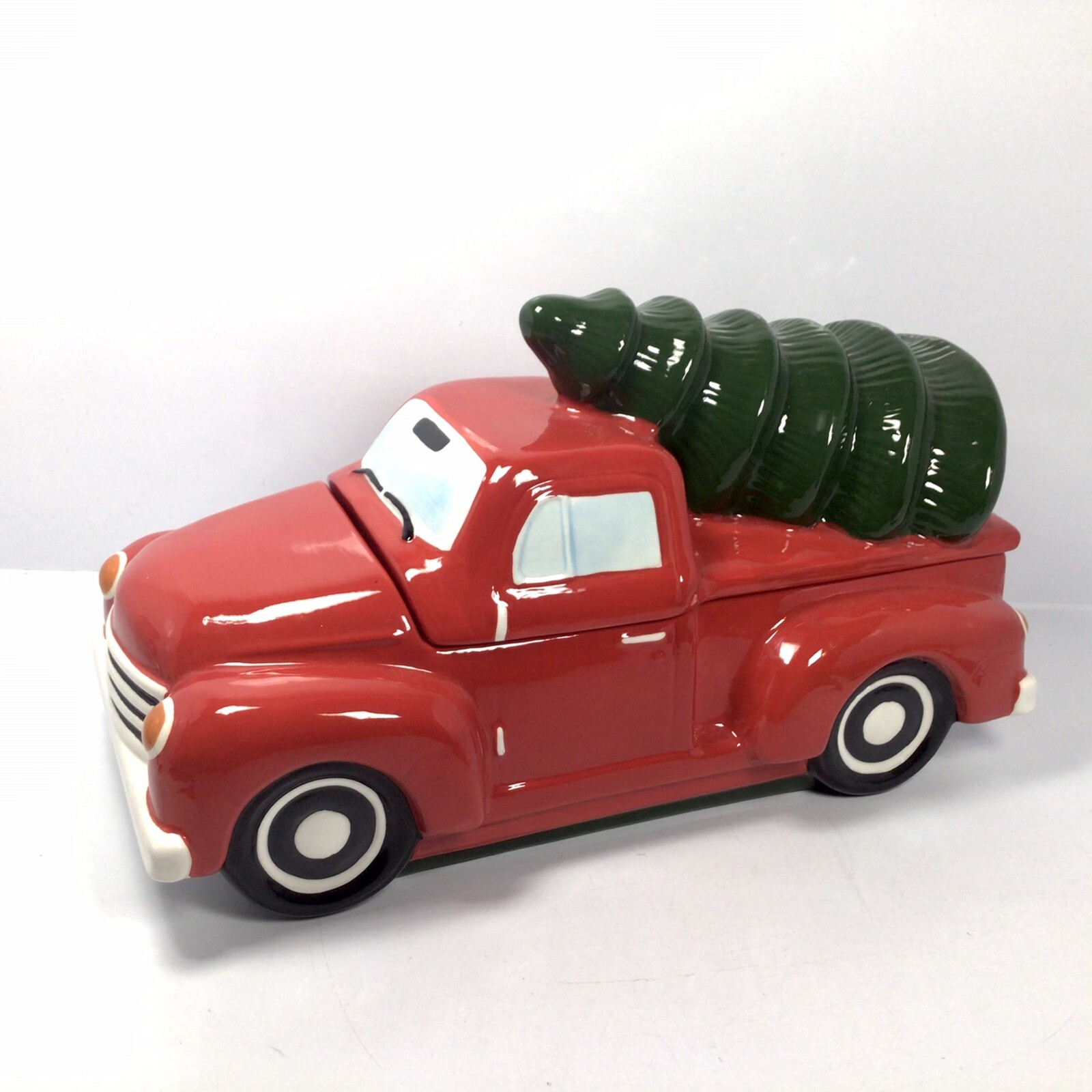 Martha Stewart Collection Christmas Tree Truck Cookie Jar 12” Long