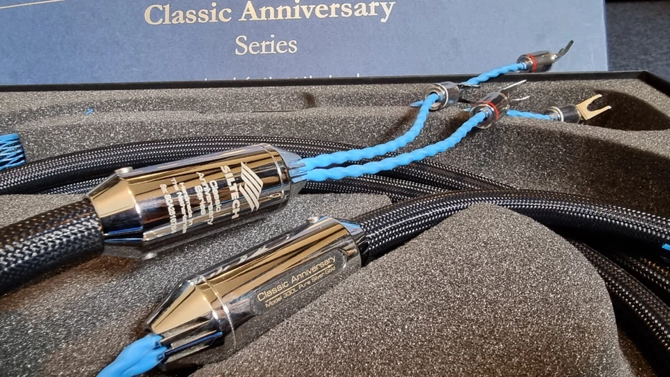 Siltech Classic Aniversary 330L 2m spades speaker cable pure silver gold G7 - Image 4 of 4
