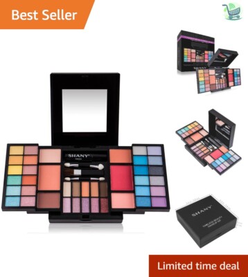 Timeless Beauty Makeup Kit: 36 Eyeshadows & 6 Blushes   Portable Perfection