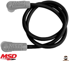 MSD 84033 8.5mm Replacement Super Conductor HEI Black Coil Wire 18" Long
