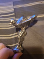 flying lady hood ornament silver