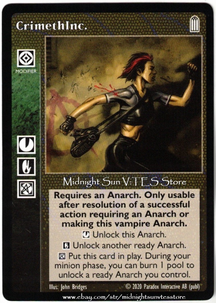 CrimethInc. V:TES VTES Vampire CCG | eBay