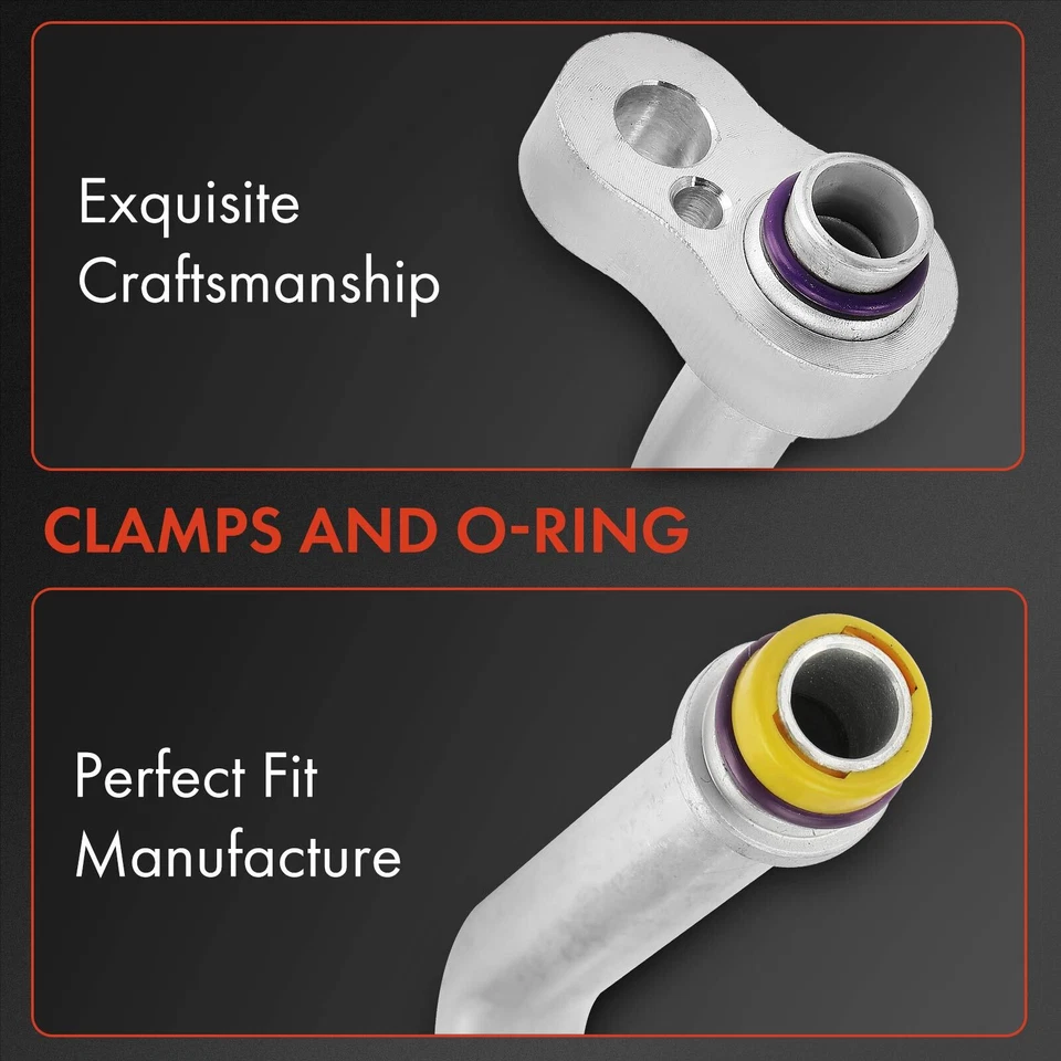 Nova mangueira de descarga de refrigerante AC para Mercedes-Benz ML350 W164 2006 2007-2011 - Imagem 3 de 4