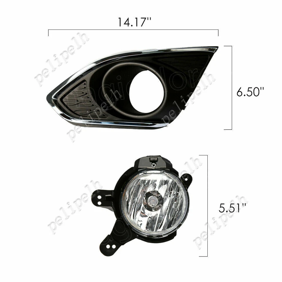 Kit de luces antiniebla de parachoques delantero OEM con interruptor de cables para Chevrolet Spark 2013-2015 Foto 4 de 4
