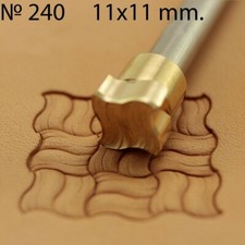 Leather Stamp Basket Weave Tool For Leather Crafting Crafts Brass Stamps 240
