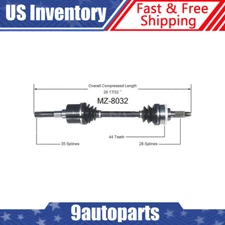 For 1994-2002 Mazda 626 MX-6 Ford Probe 2L Automatic Front Left CV Axle CV Joint