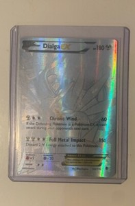 2014 Pokemon XY Full Art Dialga Ex Holo MINT Phantom Forces 122/119 Card