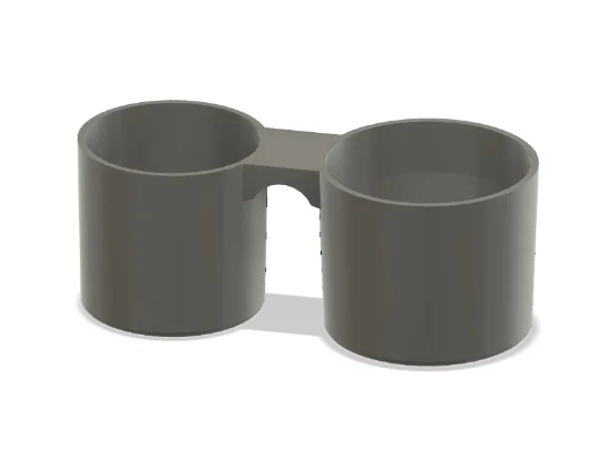 Mini Cooper Portavasos Extensor | Adaptador Portavasos para Coches R50, R52 y R53 Foto 3 de 4