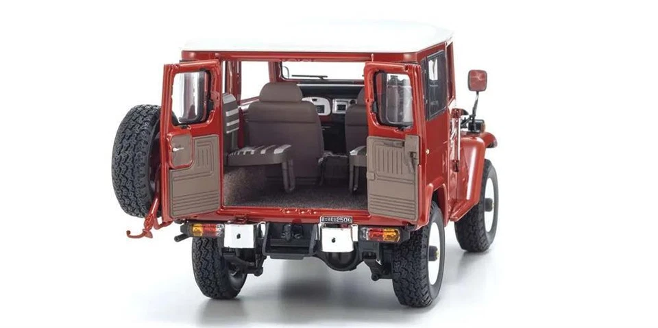 Kyosho 1:18 Toyota Land Cruiser 40 Van (BJ42V) 1980 Rot / KS08971R - Bild 4 von 4