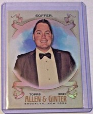 2021 Topps Allen & Ginter Silver Base Card Ben Soffer #297 Boy With No Job