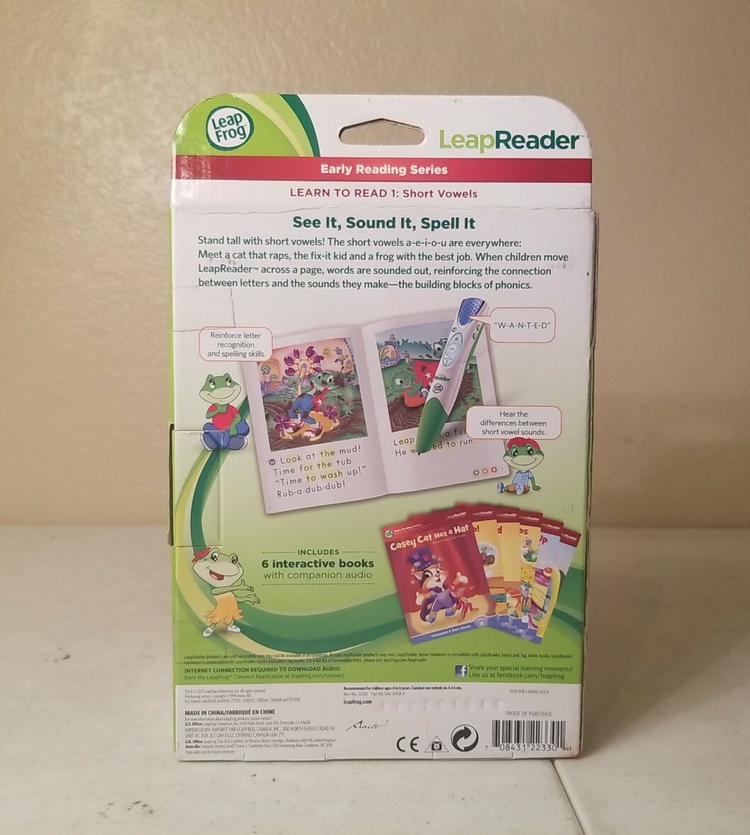 New Leap Frog Leap Reader Reading & Writing System Bundle w