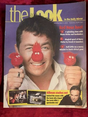 THE LOOK magazine 2003 SHANE RICHIE Julie Graham Coronation Street Red Nose Day