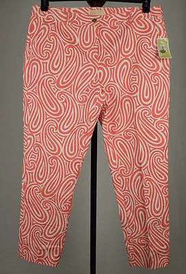 Michael Kors Mujer Rosa/Blanco Pantalones Pitillos 16 - Imagen 1 de 4