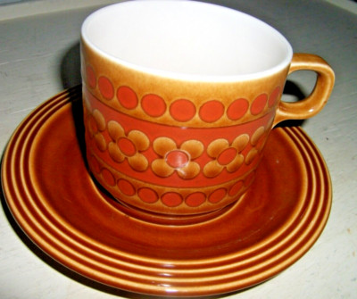 HORNSEA RETRO SAFRAN TASSE & UNTERTASSE *Ersatzteile / Ersatzmöglichkeit*