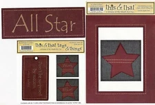 ALL STAR  6 Die Cut Embellishments - My Mind's Eye This & That Sets SALE
