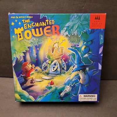 The Enchanted Tower Boardgame Complete Drei Magier Spiele 2014 Help the Princess