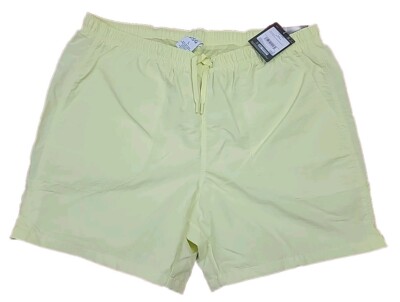 NEW NWT DSG 2 IN 1 YELLOW PULSE 6'' REC SHORT SPORTS MSRP $35 MEN'S LARGE