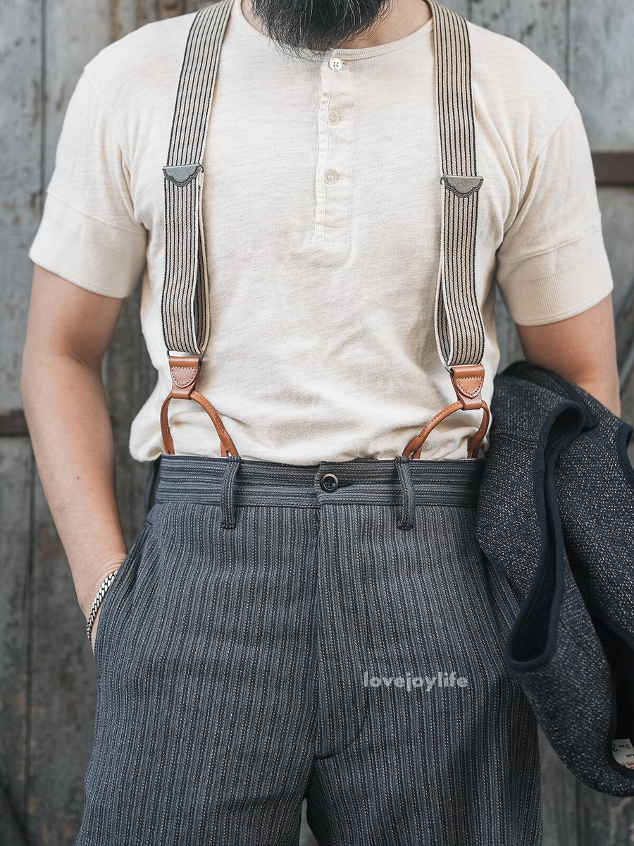 ボトムス mabli 25ss meadow stripe pants & necktie ボトムス mabli 25ss meadow stripe pants & necktie Mismatched