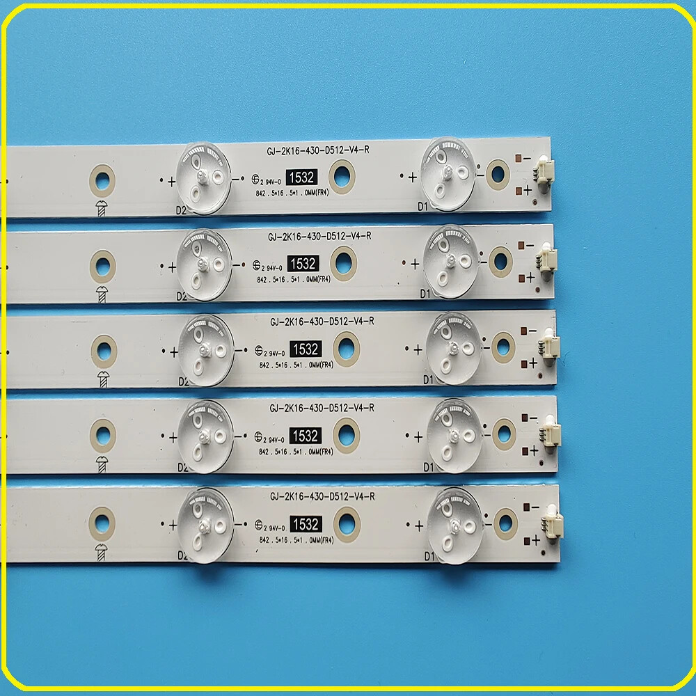 LED Streifen für Philips 43PUT6101/60 43PUS6501 43PUH6101 GJ 2K16 430 D512 V4 LED Streifen für Philips 43PUT6101/60 43PUS6501 43PUH6101 GJ 2K16 430 D512 V4