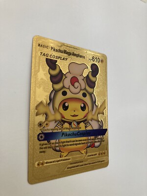 Pokémon Card Pikachu Mega Ampharos | eBay