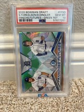 2020 bowman draft franch futures green refractor torkelson/dingler psa 10 10/99