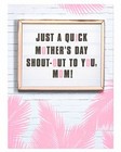 American Greetings Funny Mother's Day Card (Shout-Out, Indoor Voices)