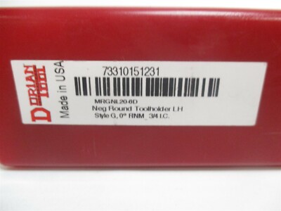 Dorian Tool 73310151231 LH Indexable Turning Toolholder 6''x1-1/4''x1*1/4'' MRGN