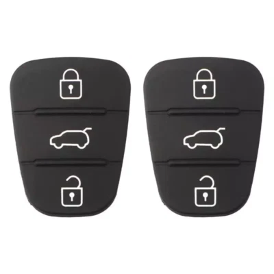 2 Stück Gummi Knopfpolster für Hyundai I10 I20 I30 Schlüsselanhänger Ersatz