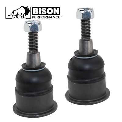 Bison Performance 2pc LH & RH Front Upper Ball Joints For Chevrolet GMC Hummer